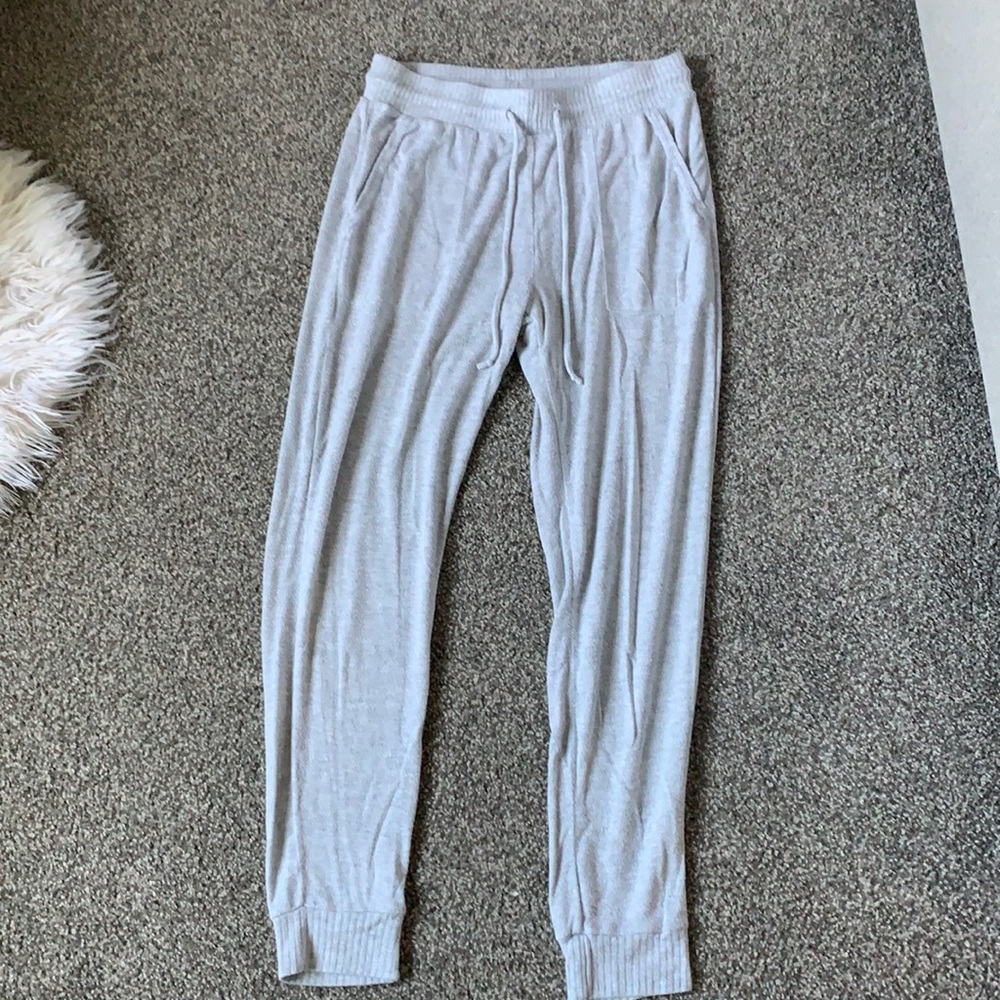 Sweatpants, pajama joggers, grey, stars above